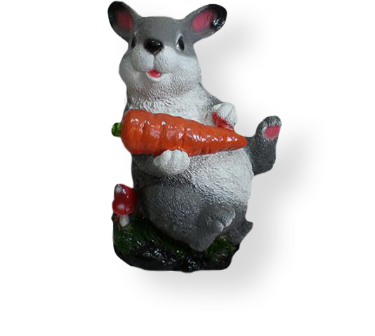 Заяц с морковью малый